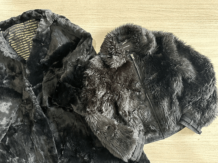 Fardo Abrigo/Chaqueton Piel Sintetica Primera 3