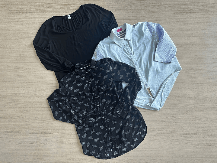 Fardo Blusas Manga Larga Primera 3