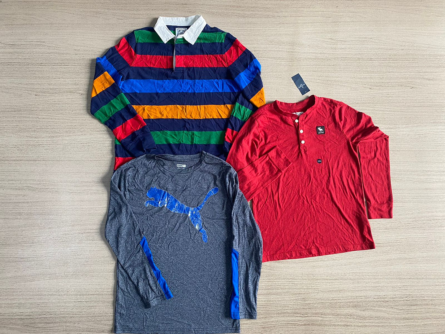 Fardo Polera Manga Larga Hombre Segunda 1