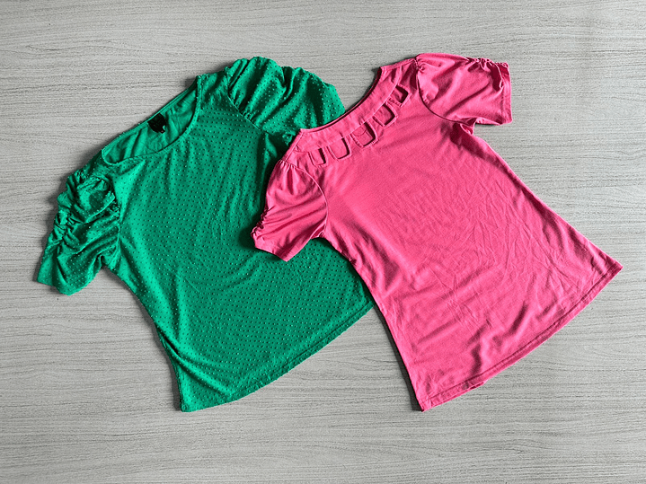 Fardo Polera Manga Corta Mujer Primera 7