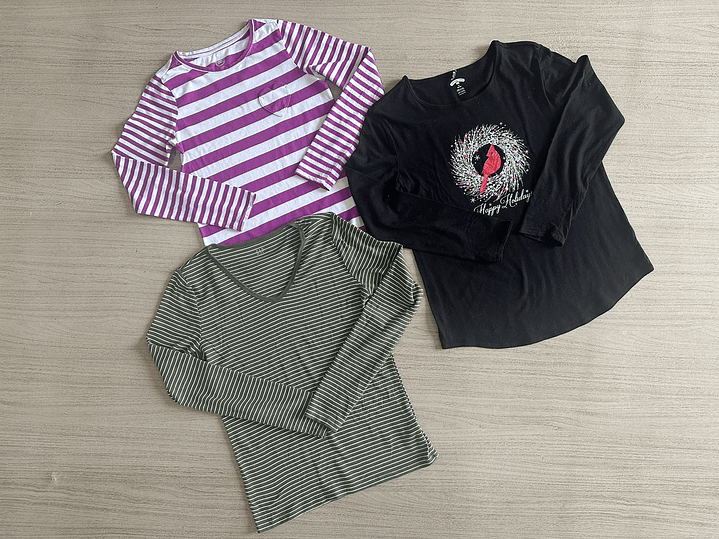 Fardo Polera Mujer Manga Larga Primera 1