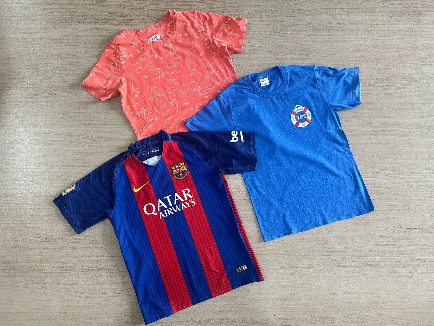 Fardo Polera Niño Manga Corta Segunda 1