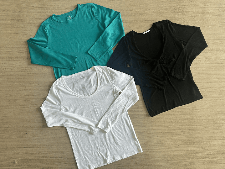 Fardo Polera Mujer Manga Larga Segunda 6