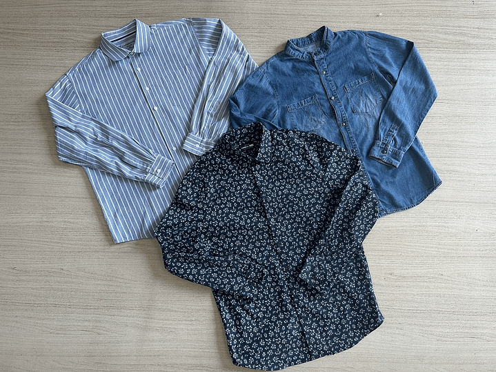 Fardo Camisas Manga Larga Tercera 2