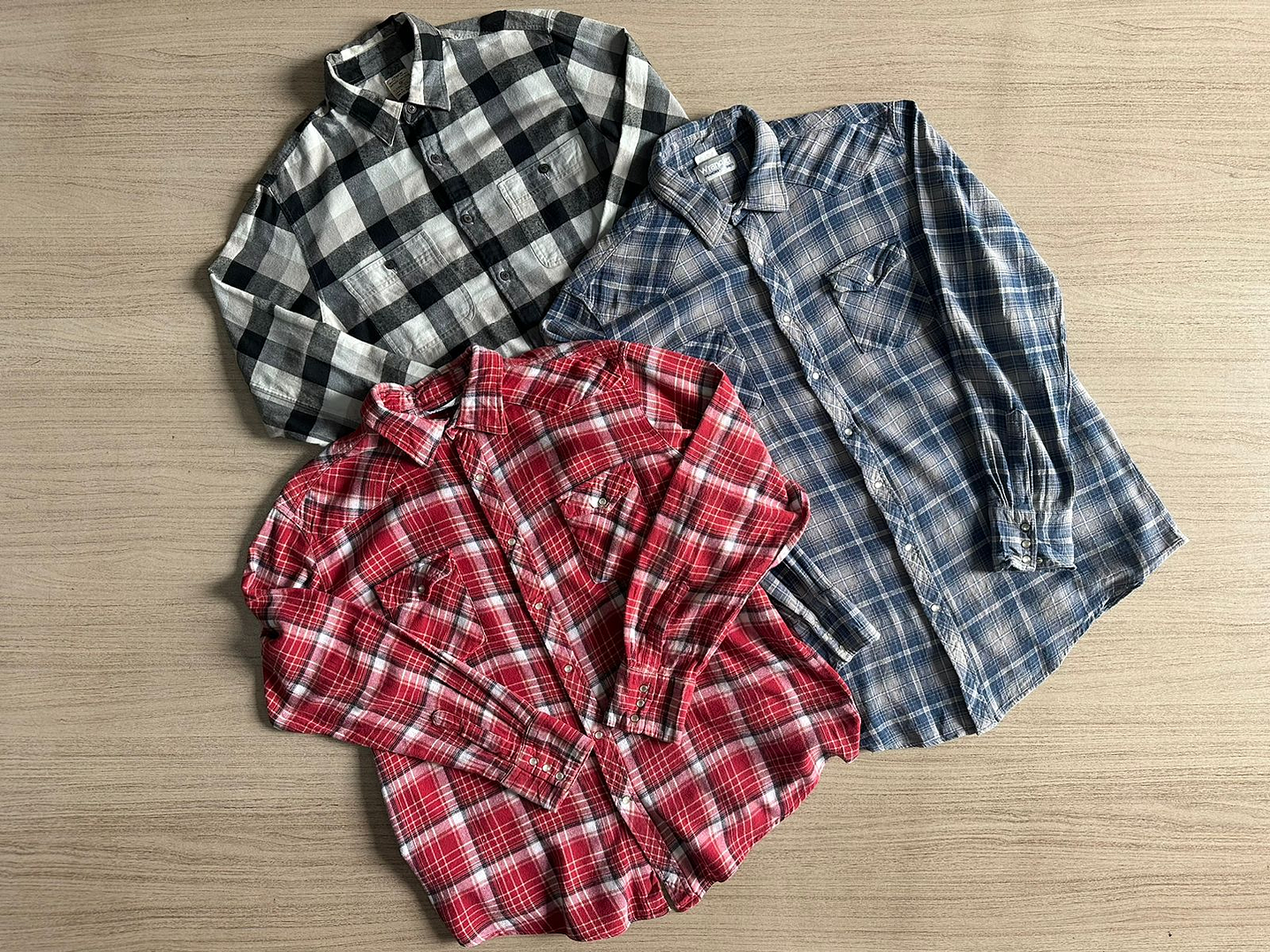 Fardo Camisa Franela Segunda 8