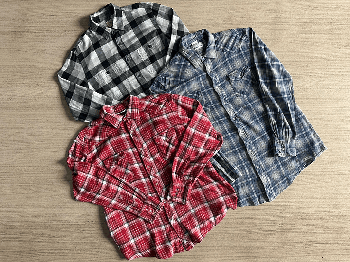 Fardo Camisa Franela Segunda 8