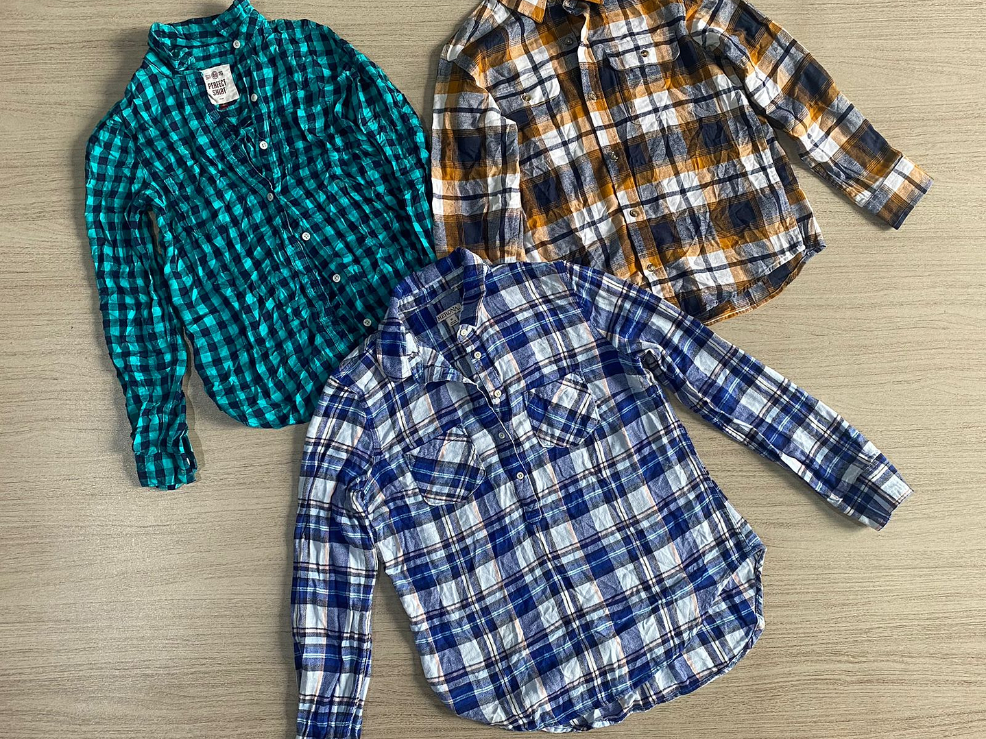 Fardo Camisa Franela Primera 10