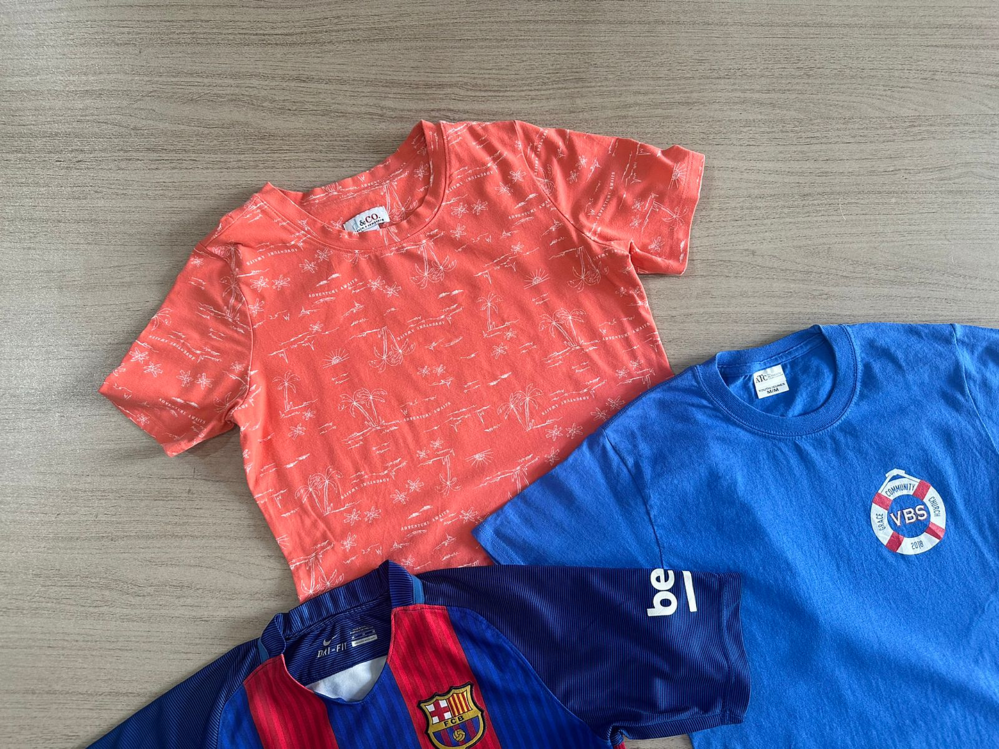 Fardo Polera Niño Manga Corta Segunda 8