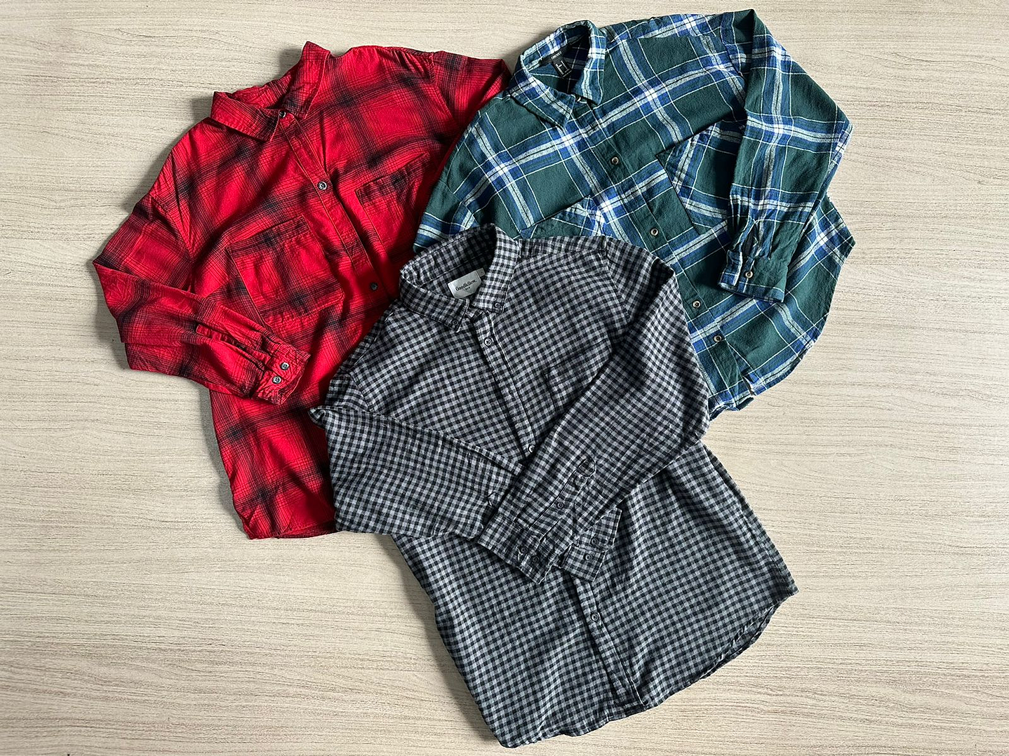 Fardo Camisa Franela Segunda 11