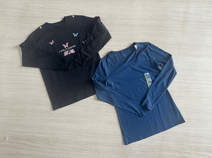 Fardo Polera Mujer Manga Larga Primera 12