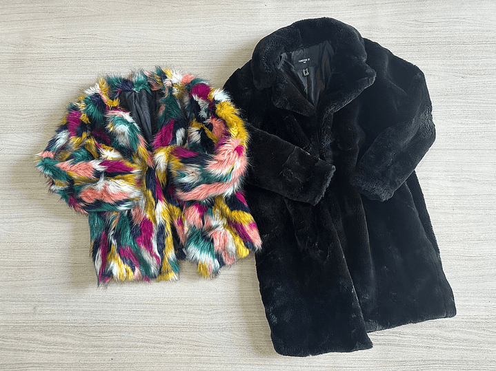 Saco Chaqueta Piel Sintetica Regular 6