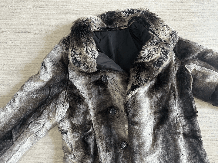 Saco Chaqueta Piel Sintetica Regular 8