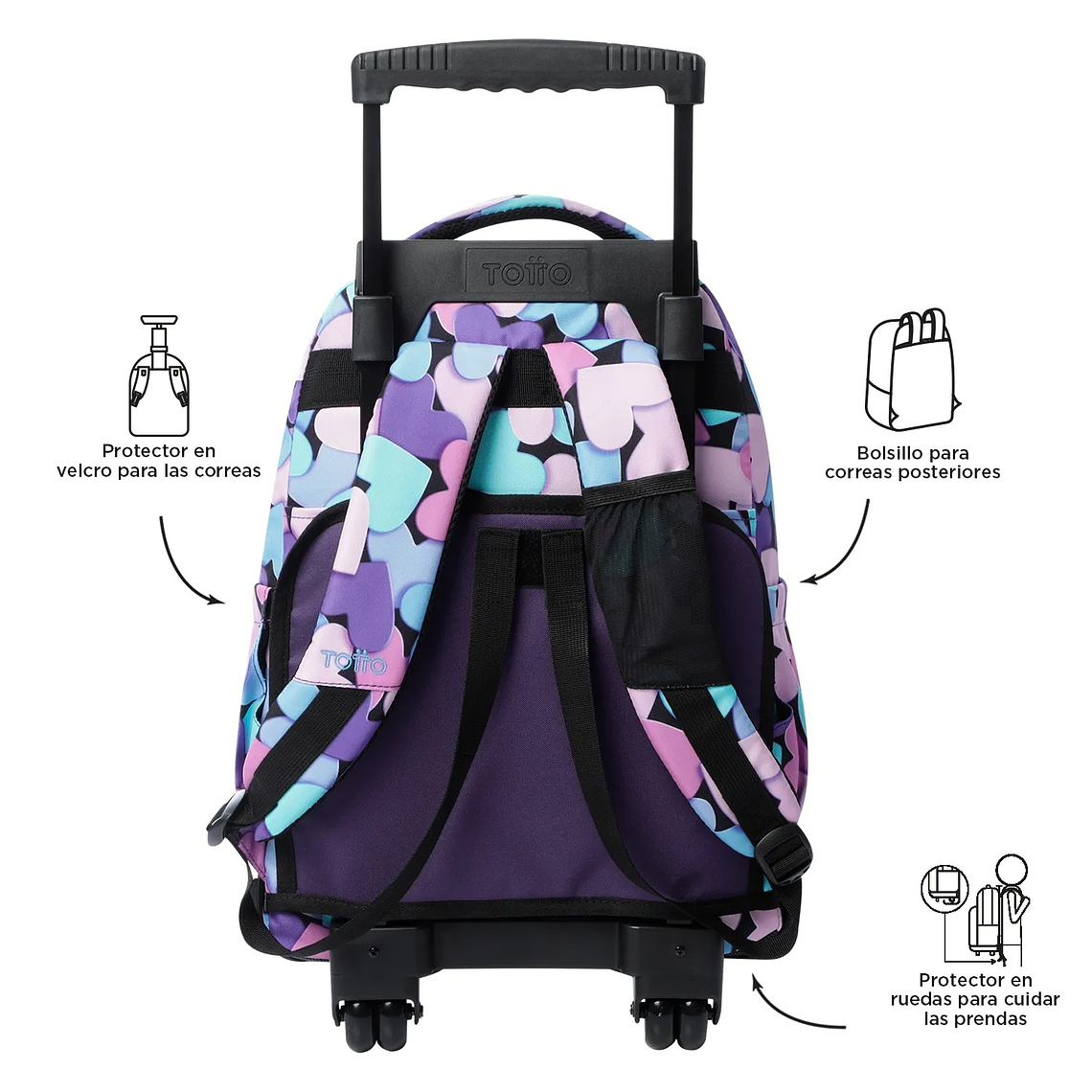 Maleta para Niña con ruedas Porta PC 15.4