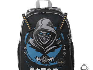 Morral para Niño Hanzo Mediano Negro