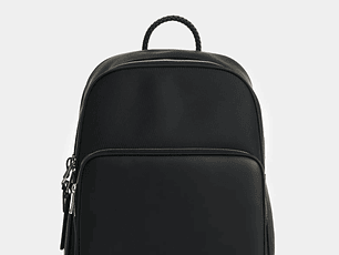 Tula morral de cuero y lona para mujer Legal