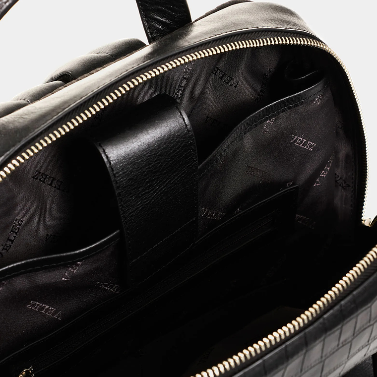 Morral de cuero grabado para mujer Georgia 4