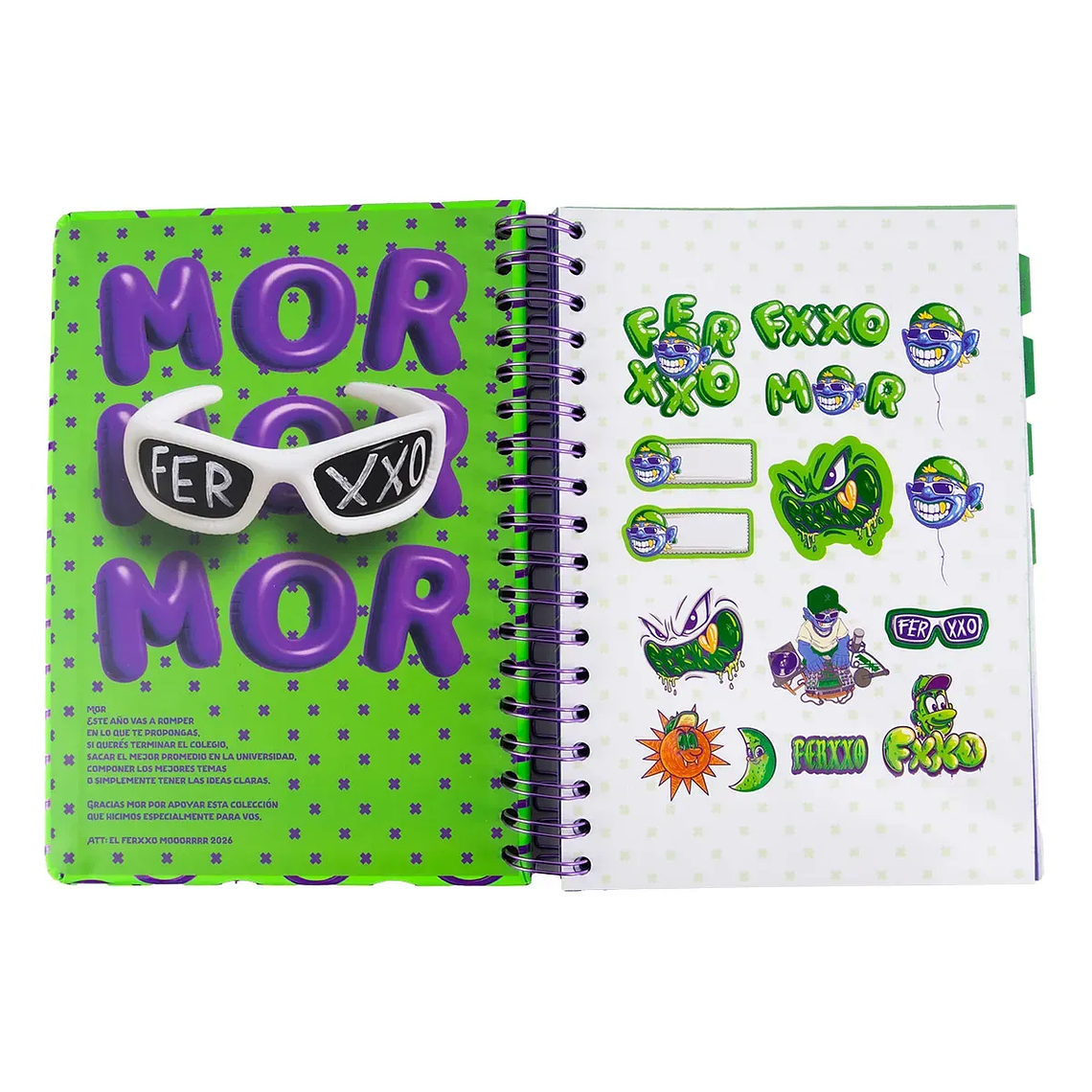 Cuaderno Argollado FERXXO Multimaterias World 3