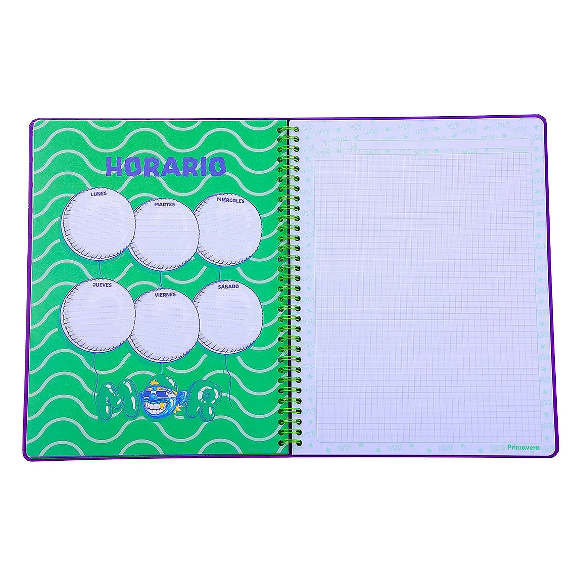 Cuaderno Argollado Pasta Dura FERXXO spell 6