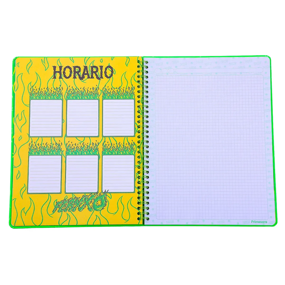 Cuaderno Argollado Pasta Dura FERXXO Llamas CUADRICULADO 7
