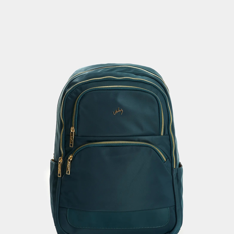 Tula morral en lona y cuero para mujer Biel 2