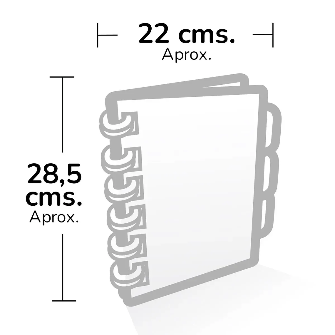 Cuaderno Argollado FERXXO Grande Multimaterias Monster 3