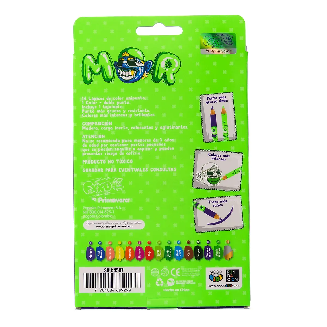 Colores FERXXO X15 Lápices 16 Colores 3