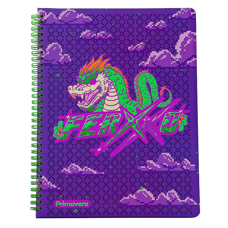Cuaderno Argollado Pasta Dura FERXXO Pixels 1