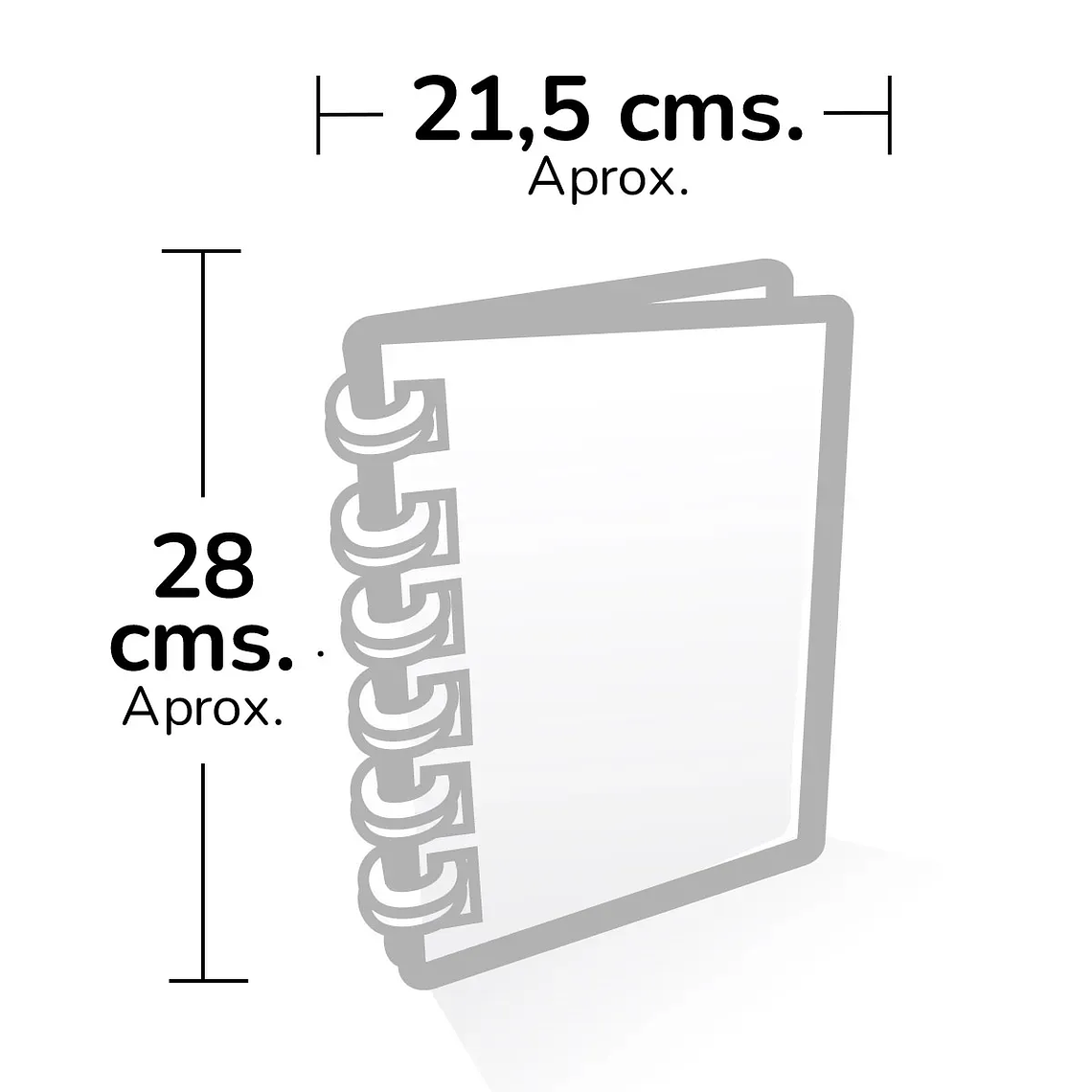 Cuaderno Argollado Pasta Dura FERXXO Llamas CUADRICULADO 3