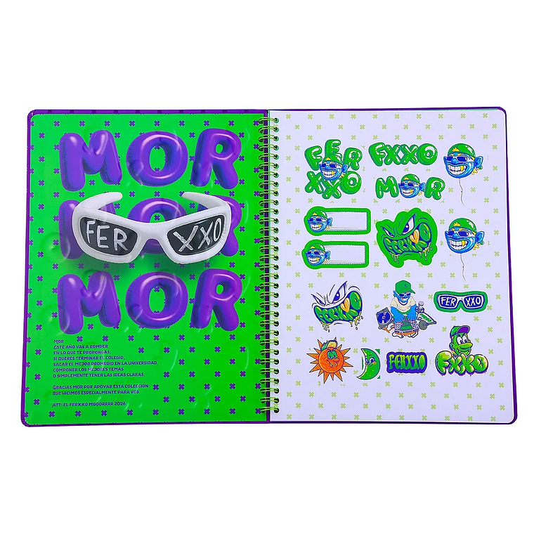 Cuaderno Argollado Pasta Dura FERXXO spell 8