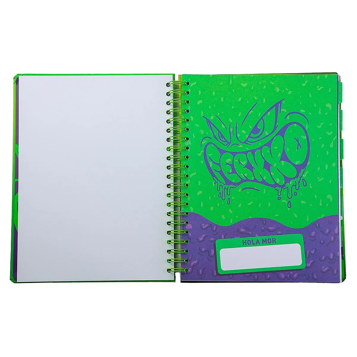Cuaderno Argollado FERXXO Grande Multimaterias Monster 6