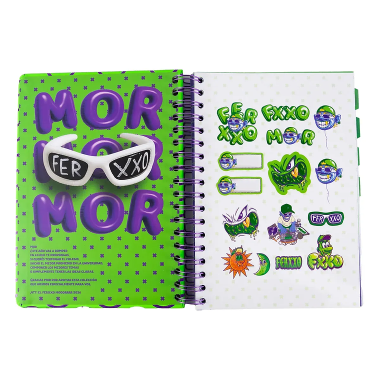 Cuaderno Argollado FERXXO Multimaterias Inflable 4
