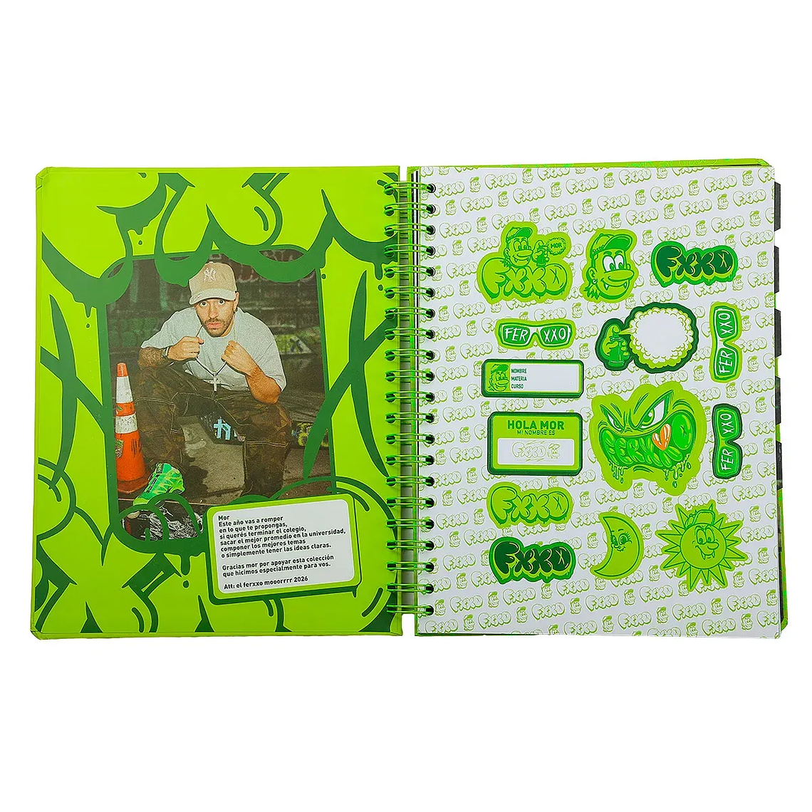 Cuaderno Argollado FERXXO Grande Multimateria Graffiti 7
