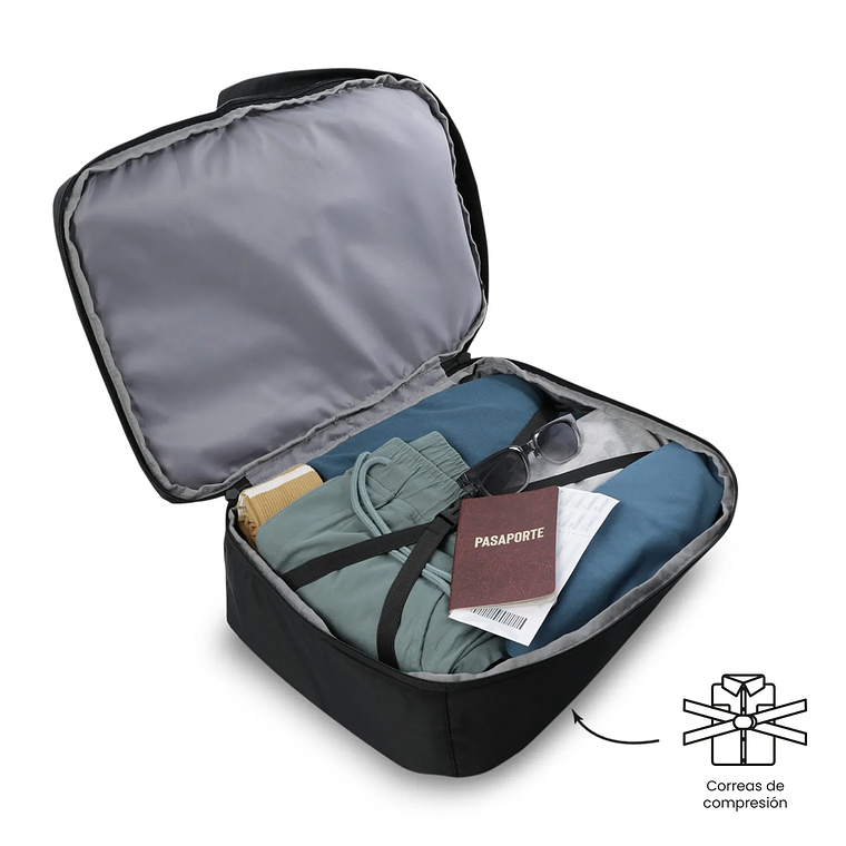 Morral de Viaje Grande Easy Negro 9