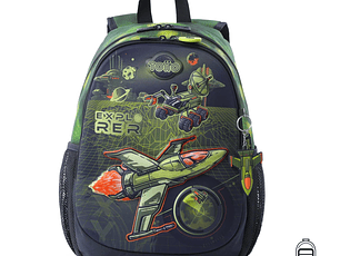 Morral para Niño Explorer Ship Mediano Verde