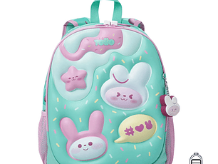 Morral para Niña Bunny Pump Mediano Verde