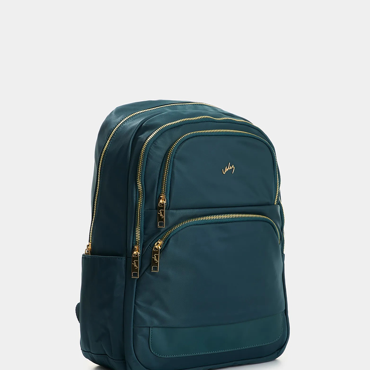 Tula morral en lona y cuero para mujer Biel 1