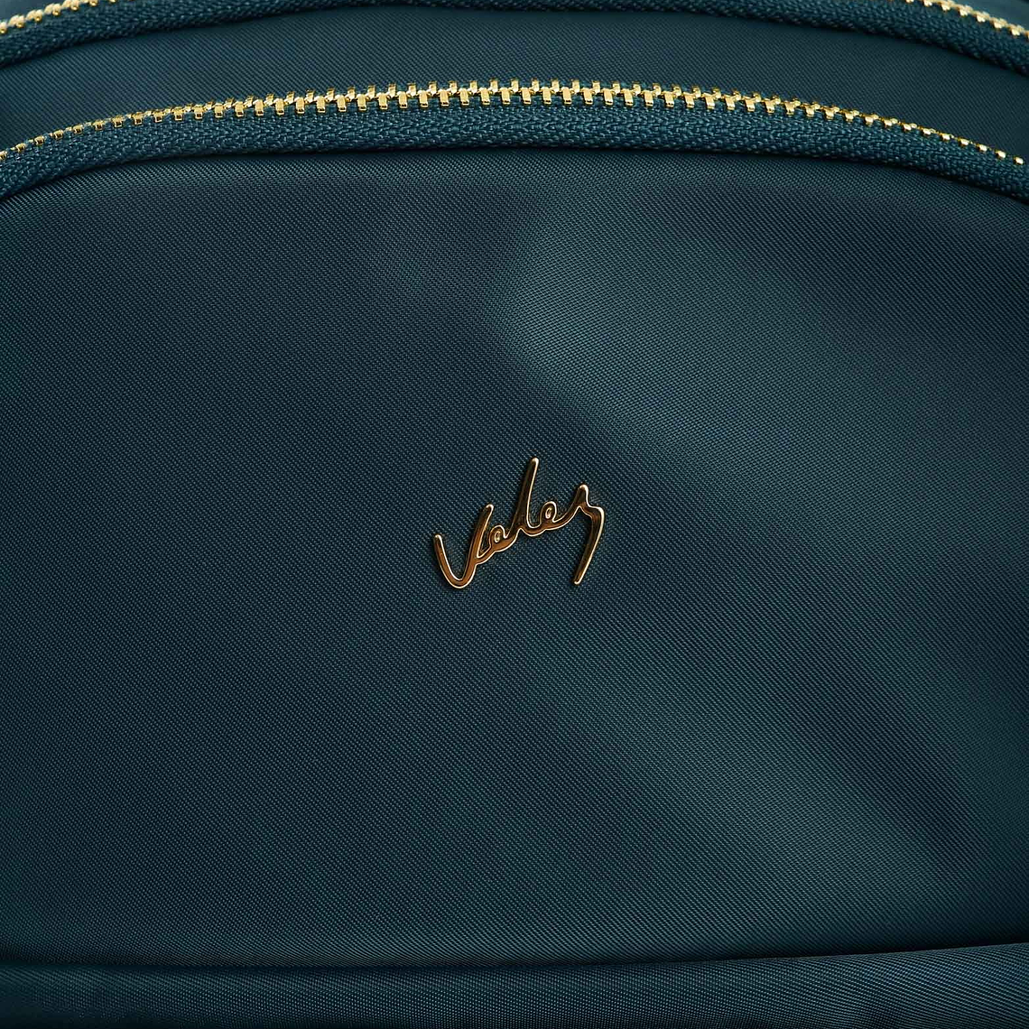 Tula morral en lona y cuero para mujer Biel 5