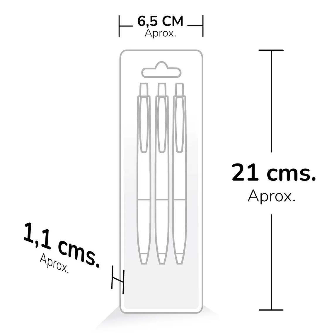      Bolígrafo FERXXO Blister X3 2