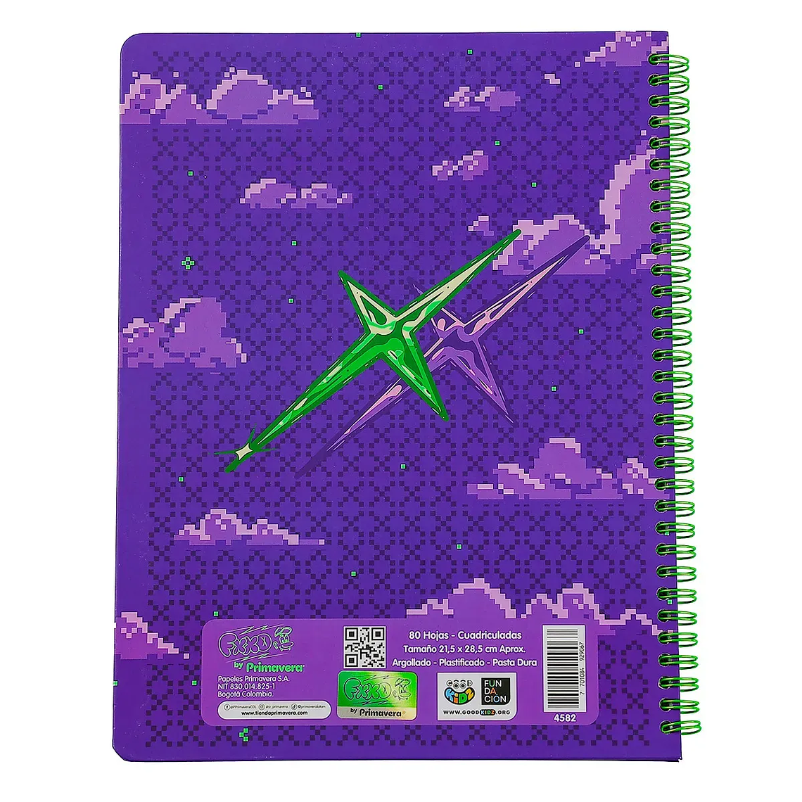 Cuaderno Argollado Pasta Dura FERXXO Pixels 2