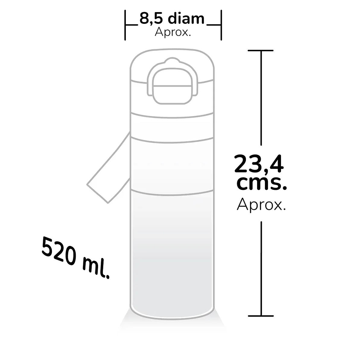 Termos FERXXO Metálico 500 ML 2