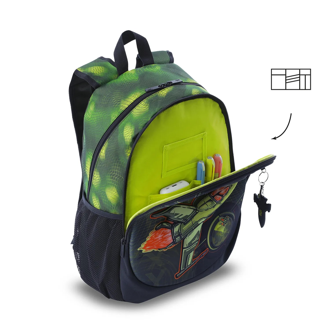 Morral para Niño Explorer Ship Grande Verde 5