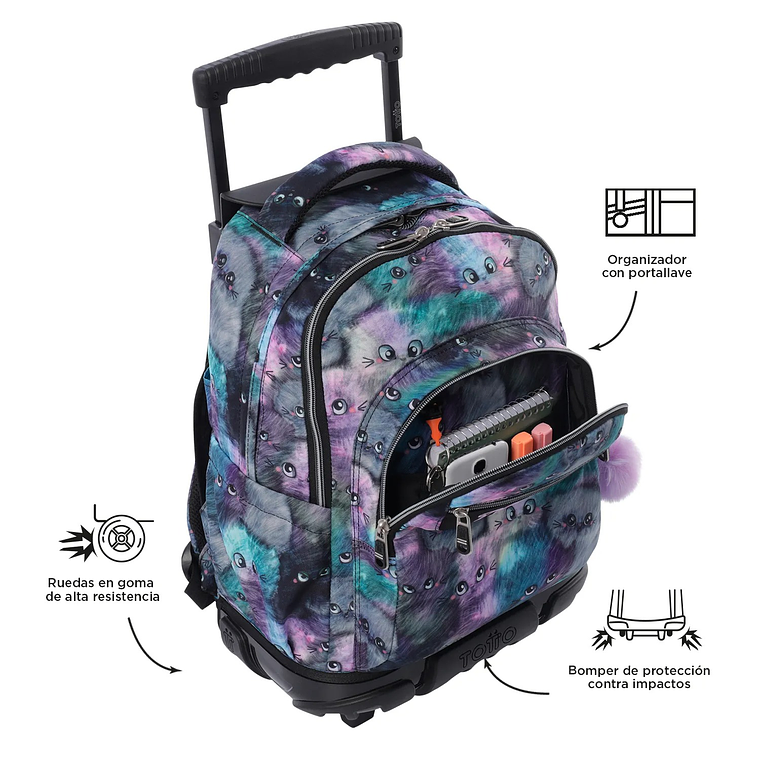 Morral Ruedas Niña Porta PC 15.4