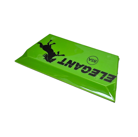 Goma Squeegee 5" Elegant Verde (Dureza Blanda) Cortada y Biselada para Polarizado