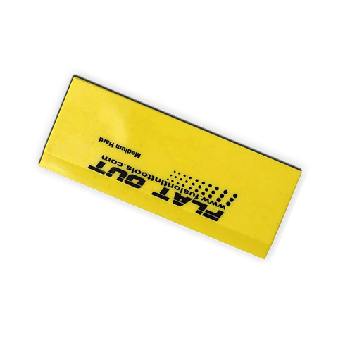 Goma Squeegee 5" Yellow Flatout (Dureza Media) Biselada para Polarizado y Láminas de Seguridad