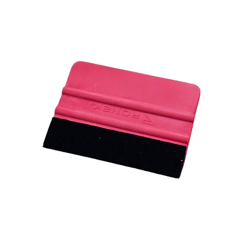 TARJETA SILICONA CON FIELTRO ROJA RONEK