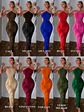 vestido largo de tiras con escote en la espalda  - Miniatura 3