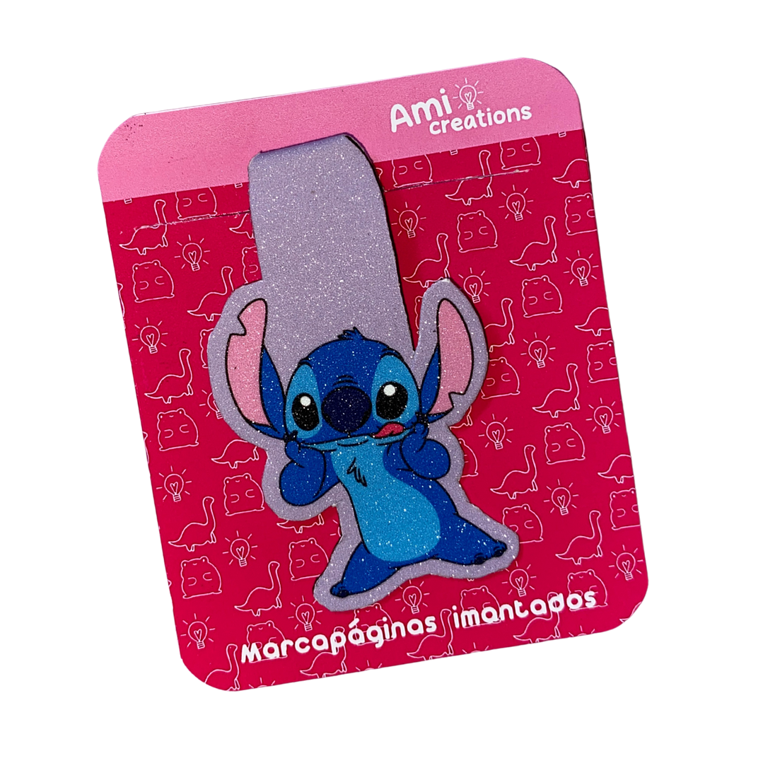 Marcapáginas imantado - Stitch 1