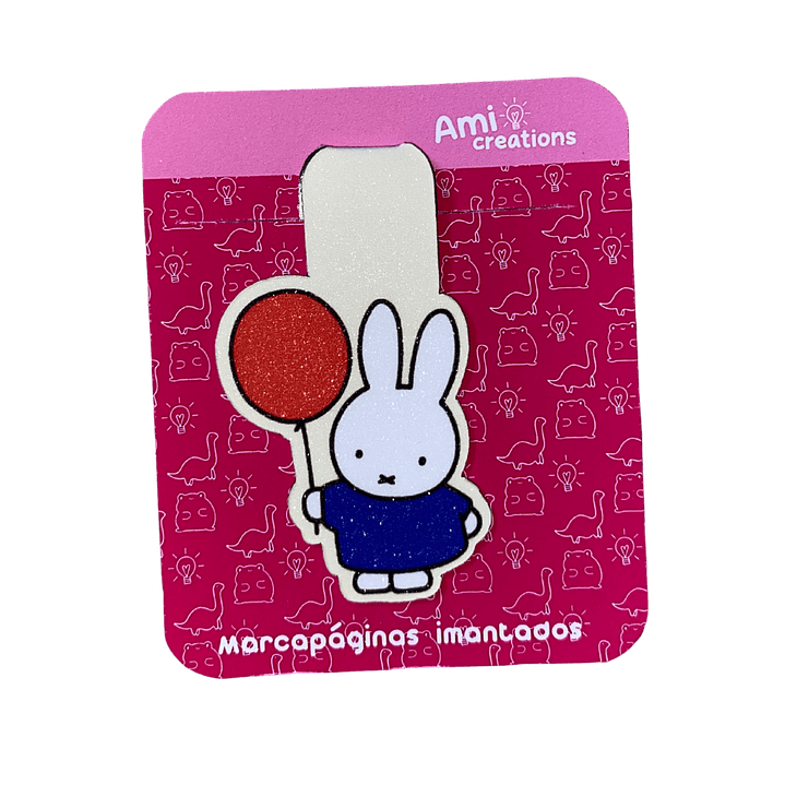 Marcapáginas imantado - Miffy globito 1