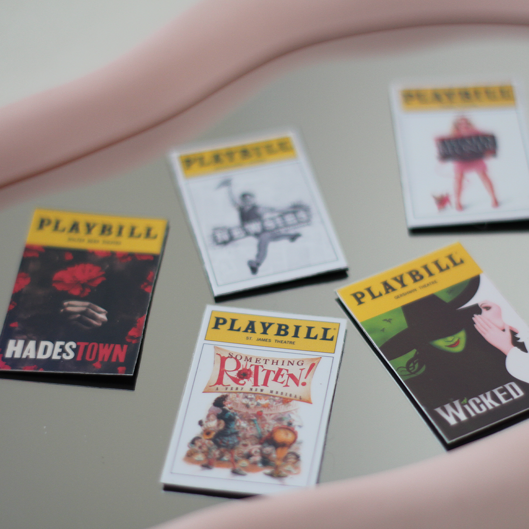 Mini Imantados de Playbills Personalizados – Regalos para Teatro Musical 1