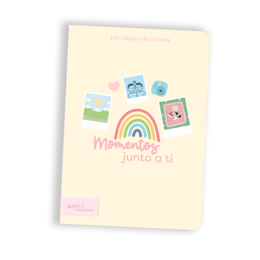 Mini álbum Pareja | 47 Láminas con fotografías y elementos personalizados 8